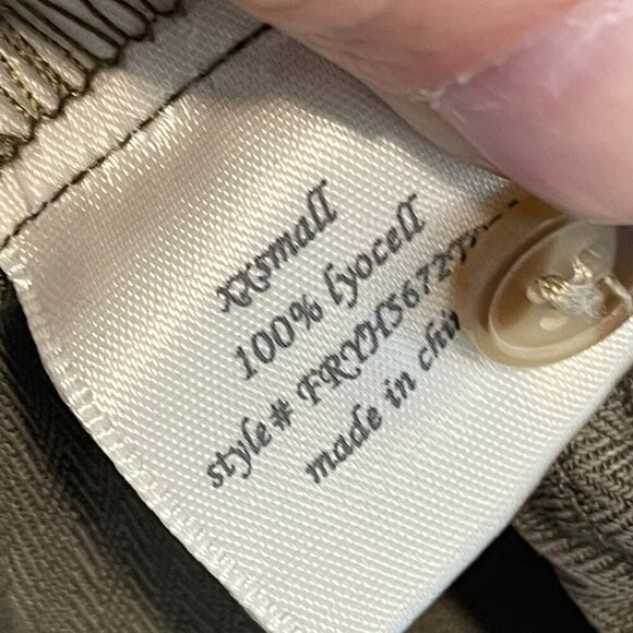 Harper Green Sleeveless Top XXS - Picture 3 of 5